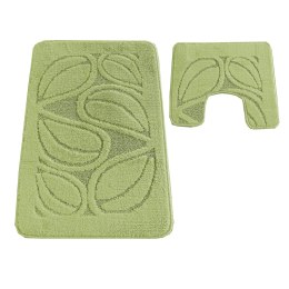 Komplet łazienkowy Montana z wycięciem Flora Phosphonic Green