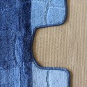 Komplet łazienkowy Montana z wycięciem Sariyer XL Blue Komplet (60 cm x 100 cm i 50 cm x 60 cm)