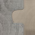 Komplet łazienkowy Montana z wycięciem Symphony Grey Komplet (50 cm x 80 cm i 40 cm x 50 cm)