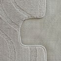 Komplet łazienkowy Montana z wycięciem Symphony Sand Grey Komplet (50 cm x 80 cm i 40 cm x 50 cm)