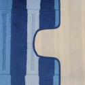 Komplet łazienkowy Montana z wycięciem Said XL Dark Blue Komplet (60 cm x 100 cm i 50 cm x 60 cm)