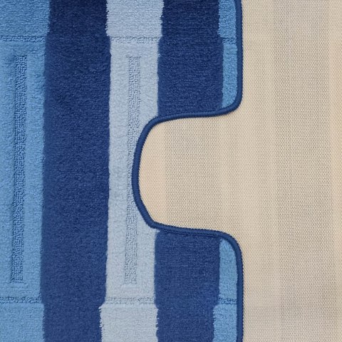 Komplet łazienkowy Montana z wycięciem Said XL Dark Blue Komplet (60 cm x 100 cm i 50 cm x 60 cm) Komplet łazienkowy Montana z wycięciem Said XL Dark Blue Komplet (60 cm x 100 cm i 50 cm x 60 cm)