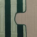 Komplet łazienkowy Montana z wycięciem Said XL Hunter Green Komplet (60 cm x 100 cm i 50 cm x 60 cm)