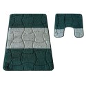 Komplet łazienkowy Montana z wycięciem Sariyer XL Hunter Green Komplet (60 cm x 100 cm i 50 cm x 60 cm)