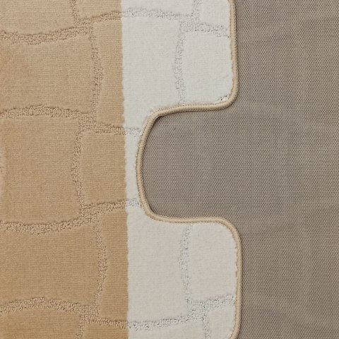 Komplet łazienkowy Montana z wycięciem Sariyer XL Light Beige Komplet (60 cm x 100 cm i 50 cm x 60 cm) Komplet łazienkowy Montana z wycięciem Sariyer XL Light Beige Komplet (60 cm x 100 cm i 50 cm x 60 cm)
