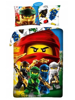 Pościel bawełna 160x200+1p70x80 Lego Ninjago