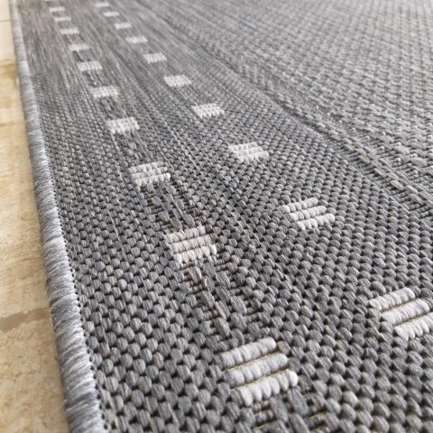 Chodnik sznurkowy dwustronny ZARA 11 szary szary 60 cm Chodnik sznurkowy dwustronny ZARA 11 szary szary 60 cm