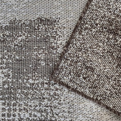 Dywan sznurkowy dwustronny ZARA 10 brązowy 200 x 290 cm brązowy Dywan sznurkowy dwustronny ZARA 10 brązowy 200 x 290 cm brązowy