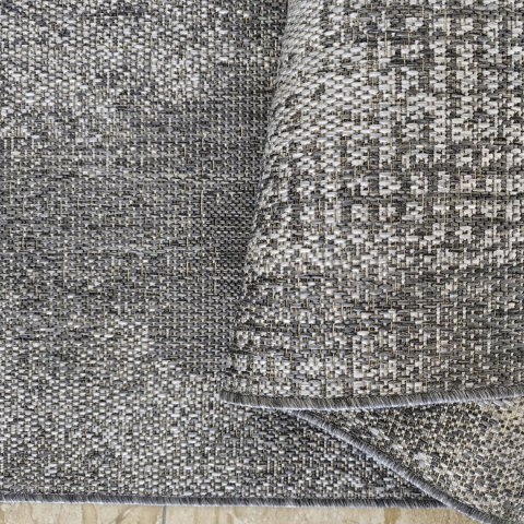 Dywan sznurkowy dwustronny ZARA 10 szary 120 x 170 cm szary Dywan sznurkowy dwustronny ZARA 10 szary 120 x 170 cm szary
