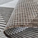 Dywan sznurkowy dwustronny ZARA 16 brązowy 160 x 230 cm brązowy
