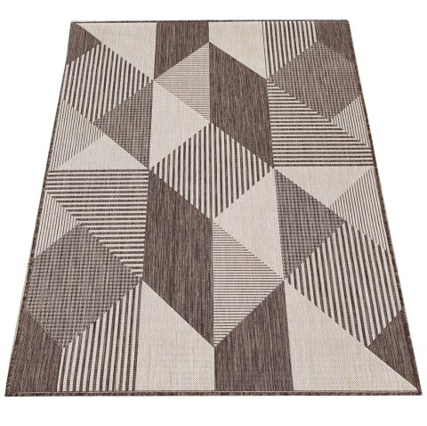 Dywan sznurkowy dwustronny ZARA 16 brązowy 200 x 290 cm brązowy Dywan sznurkowy dwustronny ZARA 16 brązowy 200 x 290 cm brązowy