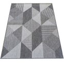 Dywan sznurkowy dwustronny ZARA 16 szary 160 x 230 cm szary