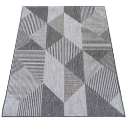 Dywan sznurkowy dwustronny ZARA 16 szary 160 x 230 cm szary