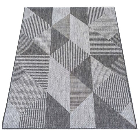 Dywan sznurkowy dwustronny ZARA 16 szary 80 x 150 cm szary Dywan sznurkowy dwustronny ZARA 16 szary 80 x 150 cm szary