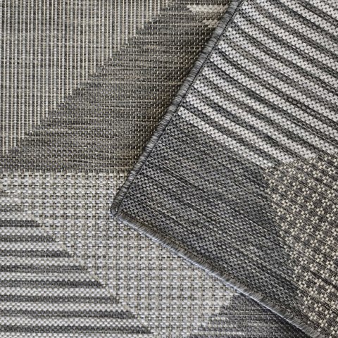 Dywan sznurkowy dwustronny ZARA 16 szary 80 x 150 cm szary Dywan sznurkowy dwustronny ZARA 16 szary 80 x 150 cm szary