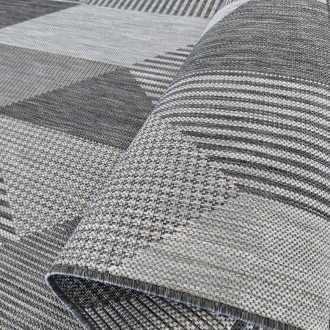 Dywan sznurkowy dwustronny ZARA 16 szary 80 x 150 cm szary Dywan sznurkowy dwustronny ZARA 16 szary 80 x 150 cm szary