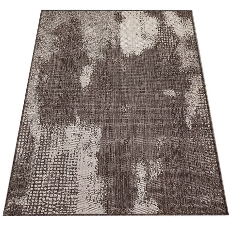 Dywan sznurkowy dwustronny ZARA 10 brązowy 160 x 230 cm brązowy