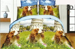 Frankhauer Pościel 3D PIESKI WZÓR 2- 100% mikrofibra - 200x220+70x80*2