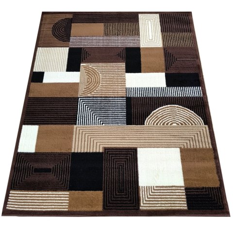 Dywan BCF Alfa 18 brązowy 40 x 60 cm