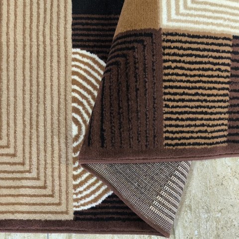 Dywan BCF Alfa 18 brązowy 40 x 60 cm