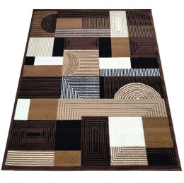 Dywan BCF Alfa 18 brązowy 80 x 150 cm