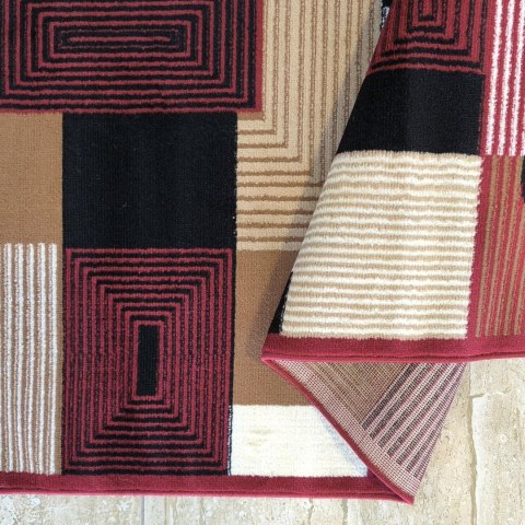 Dywan BCF Alfa 18 czerwony 120 x 170 cm czerwony