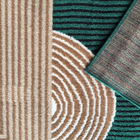 Dywan BCF Alfa 18 zielony 60 x 100 cm zielony