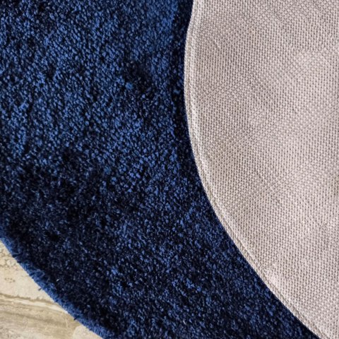 Dywan Kamel Koło - navy navy 60 cm