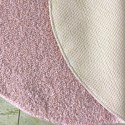 Dywan Kamel Koło - pink pudrowy 80 cm