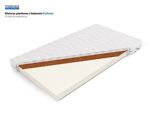 Frankhauer Materac piankowy z kokosem Kalliope - 80 x 200 - SilverActive