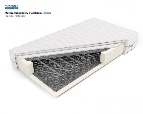 Frankhauer Materac bonellowy z lateksem Temida - 100 x 200 - Margrita