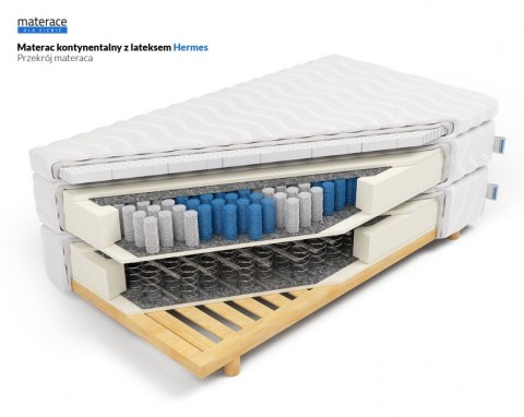 Frankhauer Materac kontynentalny z lateksem Hermes - 200 x 200 - Dormia
