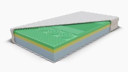 Frankhauer Materac wysokoelastyczny HR z memory Asklepios - 140 x 200 - Skin Care
