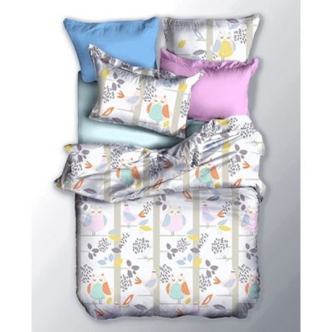 Frankhauer Pościel 100% mikrofibra BASIC SOWA - 200X220+80X80*2