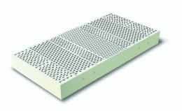 Frankhauer Materac lateksowy Brizo średniotwardy - 90 x 200 - SilverActive