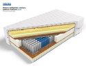 Frankhauer Materac multipocket memory z lateksem i kokosem Jazon - 80 x 200 - Medicott/Tencel
