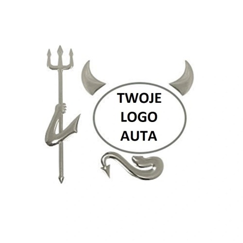 Emblemat naklejka diabeł DEVIL VW OPEL BMW i inne