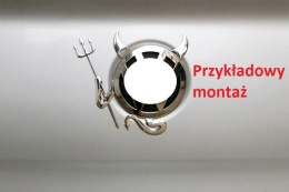 Emblemat naklejka diabeł DEVIL VW OPEL BMW i inne